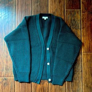 Tradlands Shelter Cardigan in Emerald Size L